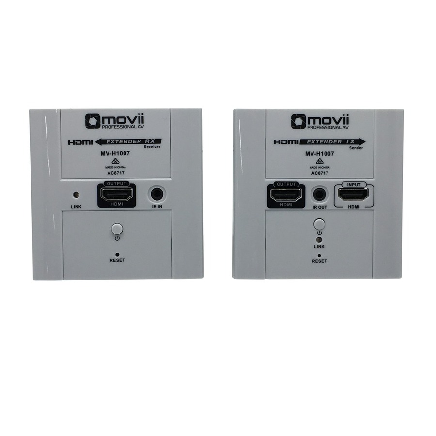 Movii HDMI Extender - Cat 6 Wall Plate