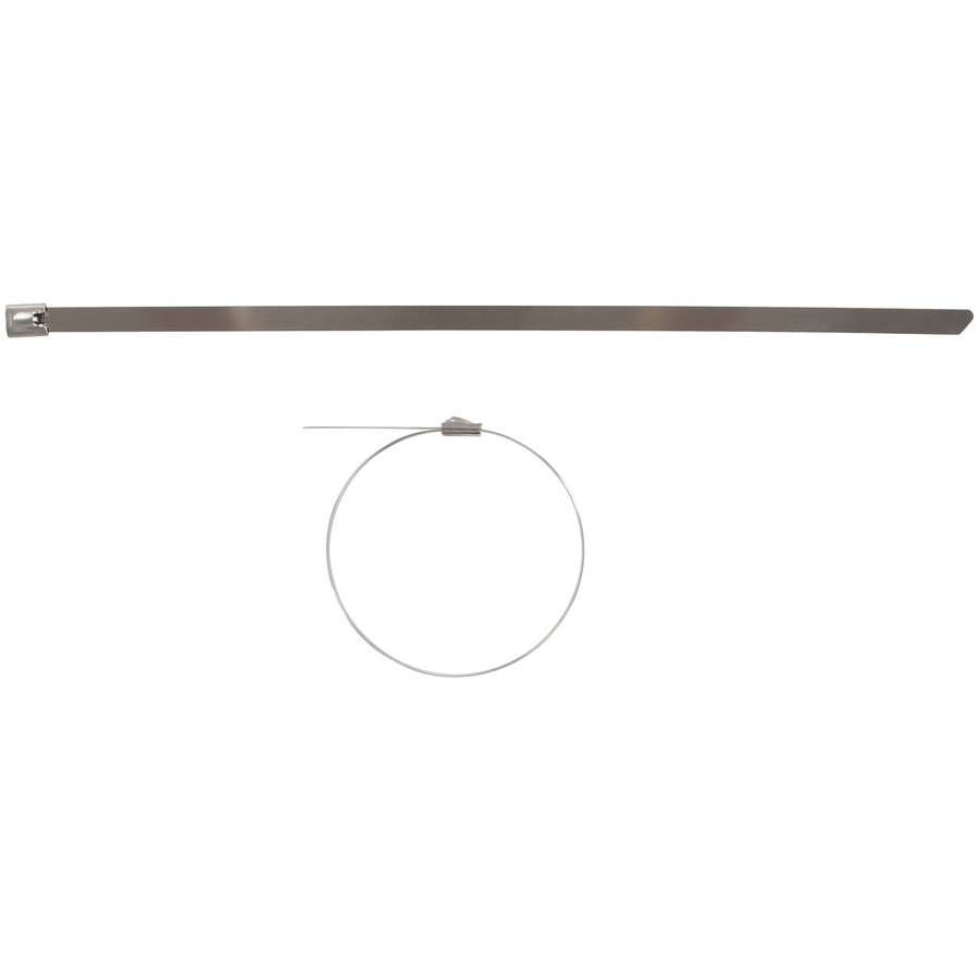 200 x 7.9mm Stainless Steel Cable Ties - 10pk