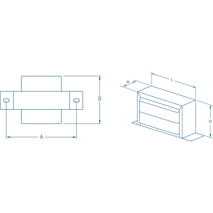 9-30V, 60VA, 2A Multi-Tapped - Type 2165 Transformer 