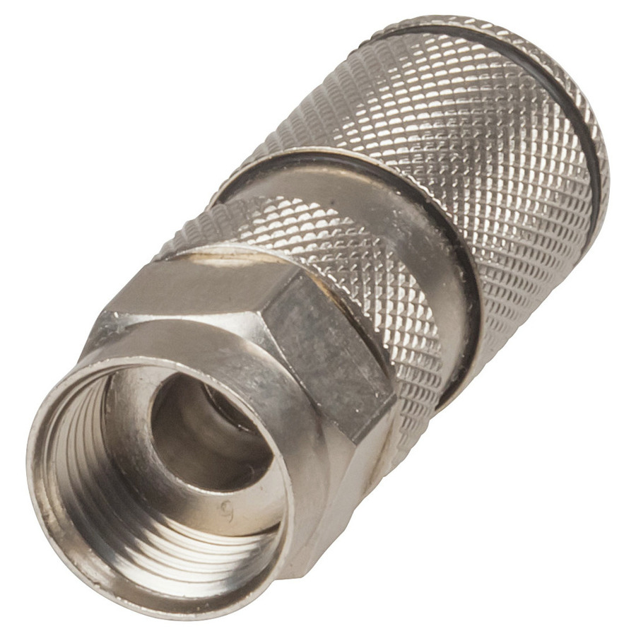 Crimpless F-Type Plug for RG6 Cable 