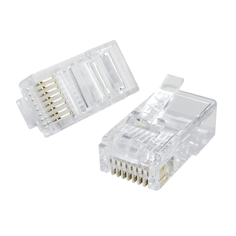 8 Pin US Type Telephone Plugs for Stranded Cable - Pk.5