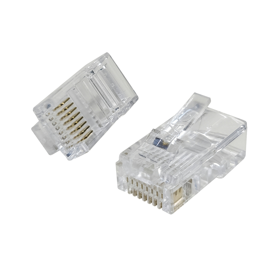 RJ45 Telephone plugs for SOLID CORE Cable - Pk.50