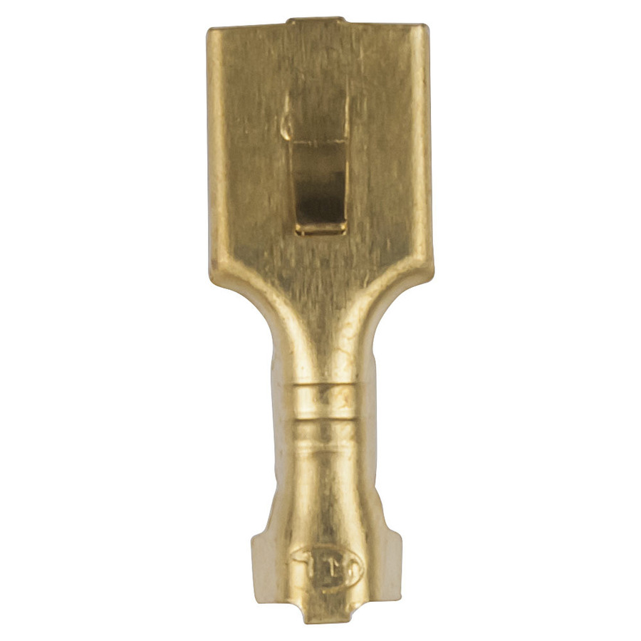 6.3mm Non-Insulated Spade Connectors Pk 10
