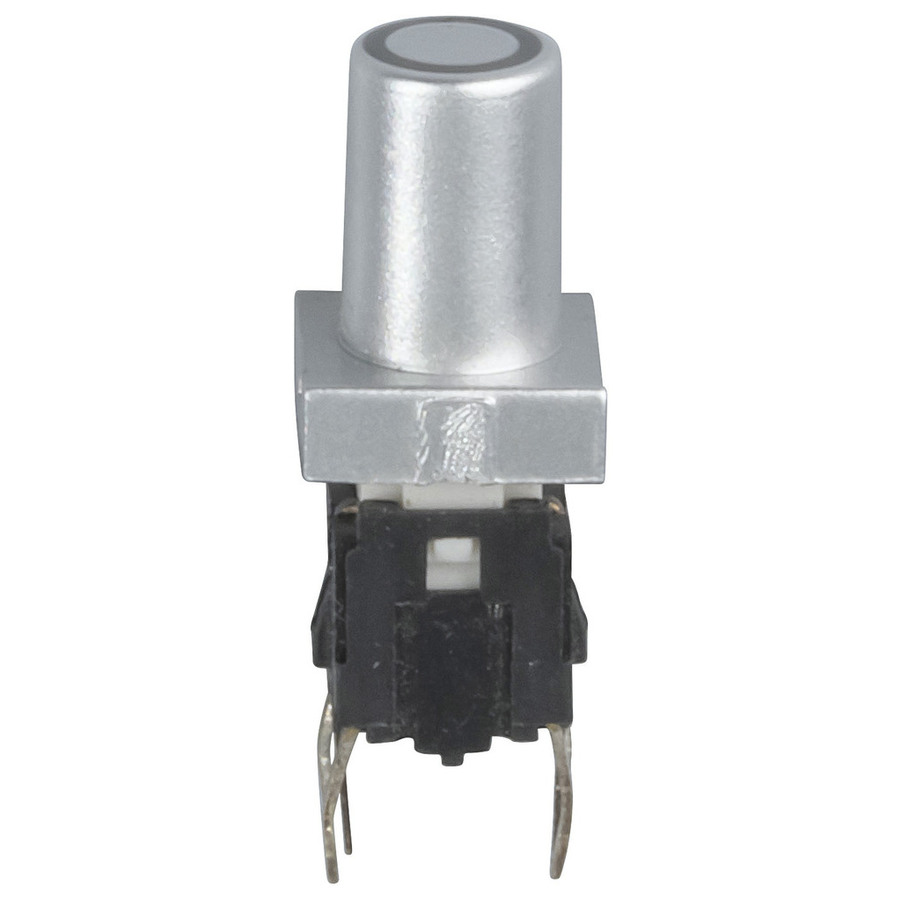 SPST PCB Mount Tactile - Vertical & Horizontal with LED - Vertical Green
