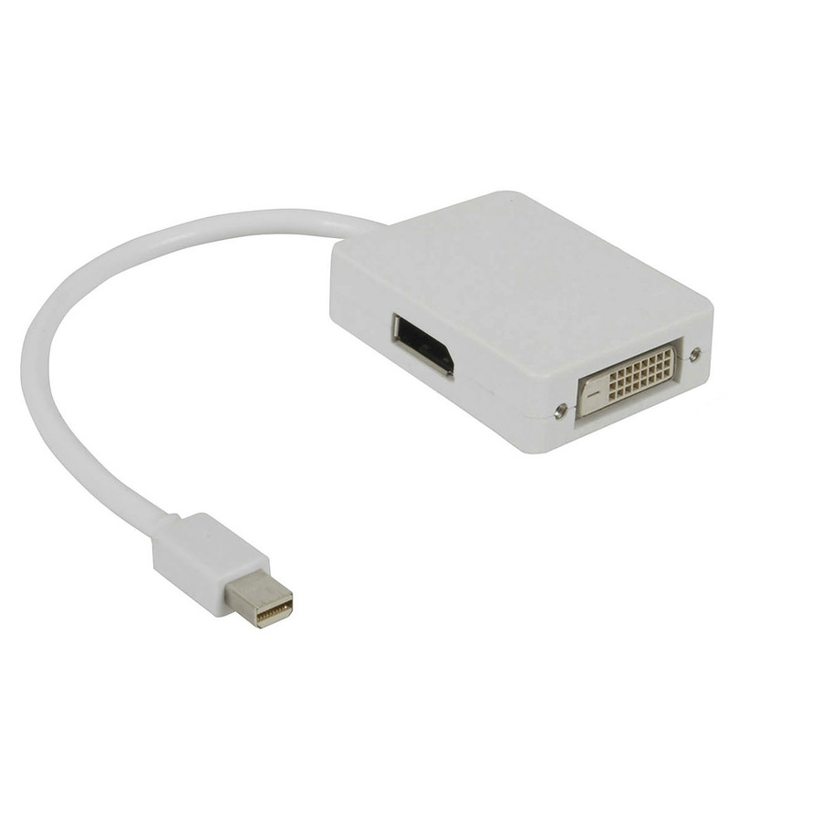 Mini DisplayPort to DisplayPortHDMIDVI Converter