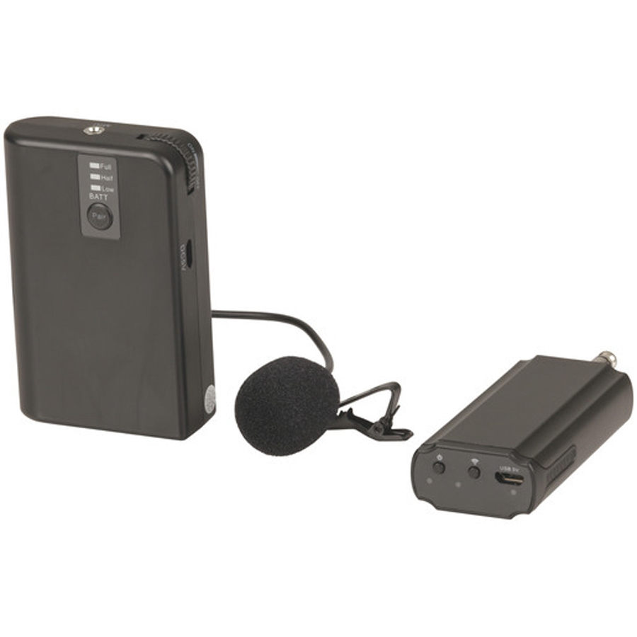 Wireless UHF Lapel Microphone &amp; Receiver 