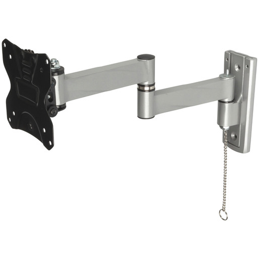 13-42"LCD Monitor Swing Arm Wall Bracket with 2 Slide In Locking Plates 