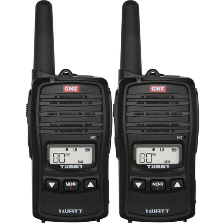  GME 1W UHF Transceiver TX667TP Twin Pack 