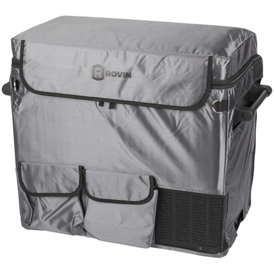 Grey Insulated Cover for 55L Rovin Portable Fridge Freezer 