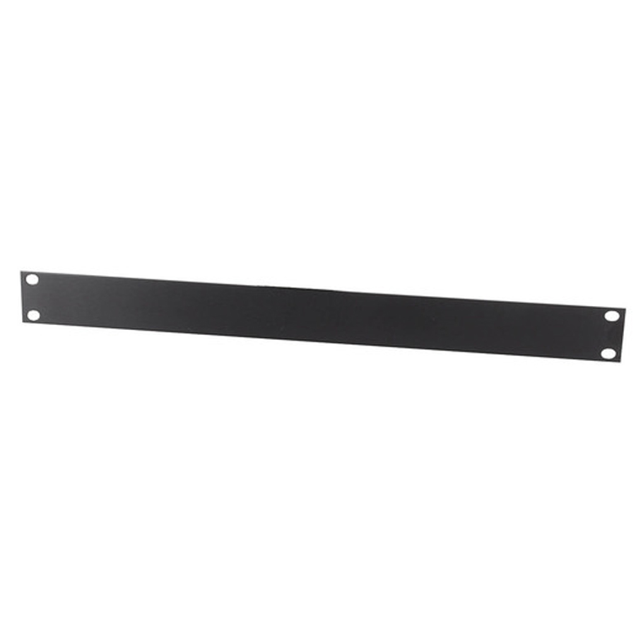 ALuminium 44mm (1U) Rack Cabinet Panel - Black Finish 
