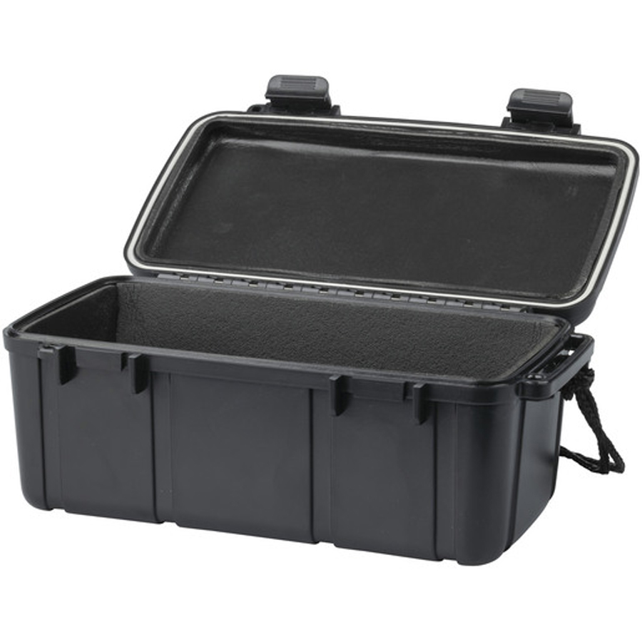 Black Waterproof ABS Plastic Case - 210 x 120 x 90mm 