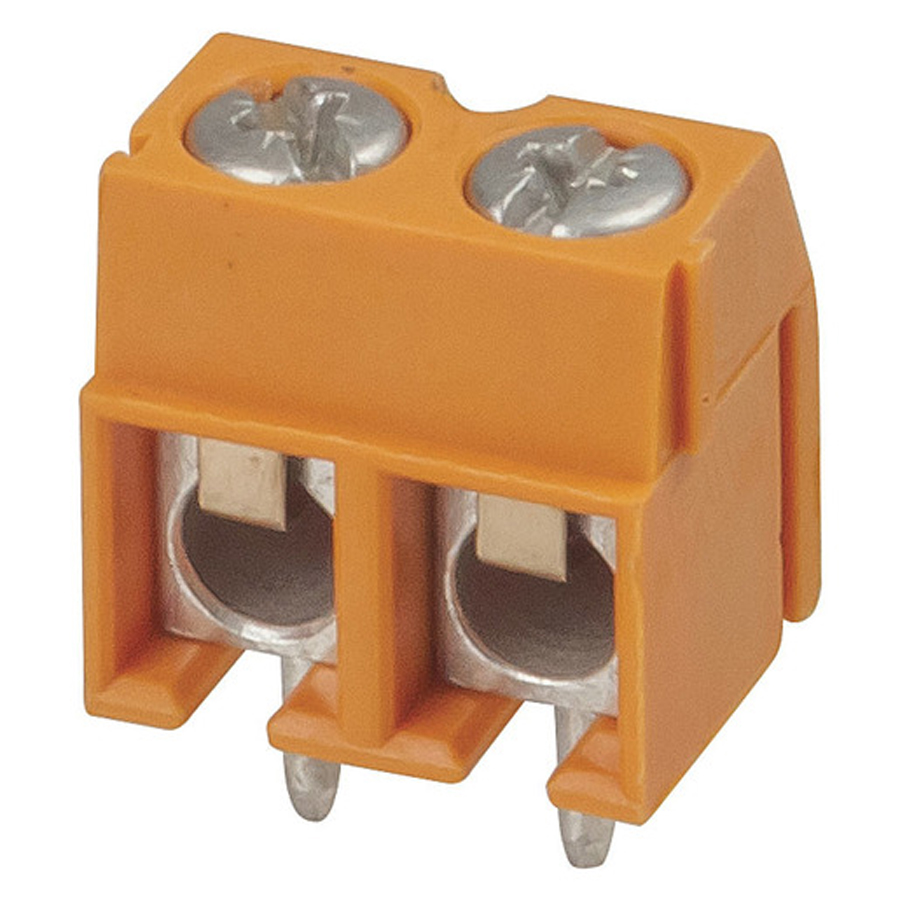 2 Way 5.08mm Weidmuller PCB Mount Screw Terminal 