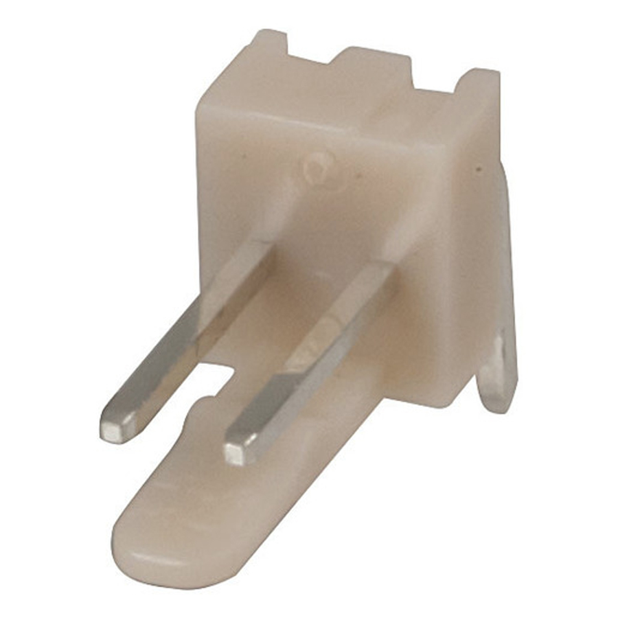 2 Pin 0.1 90-degree Locking Header - 2.54 pitch - Single 