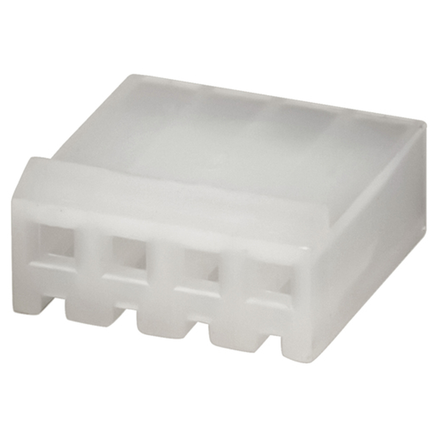 4 Pin 0.156 Header with crimp pins - 3.96 pitch 