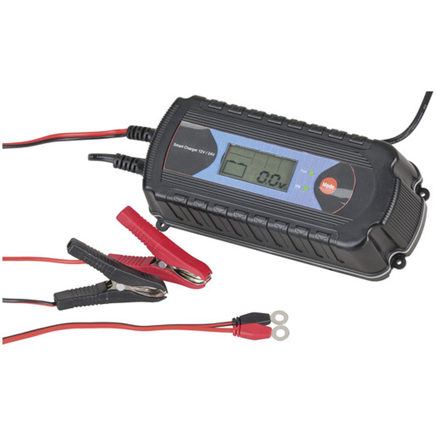 12V-7.2A24V-3.6A 9 State Charger 