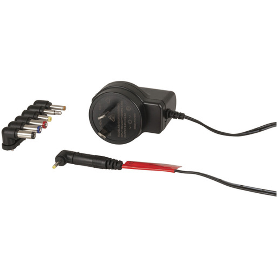 9V DC 500mA Ultra-Slim Power Supply 7DC Plugs 