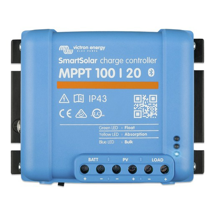 Victron SmartSolar Charge Controllers MPPT 10020 - 122448V 20Awith load output and Bluetooth 