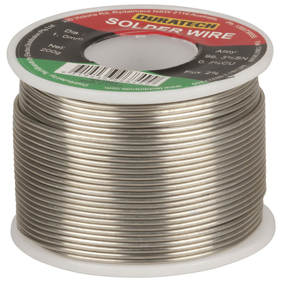 Lead Free Solder 1mm 200g Roll 