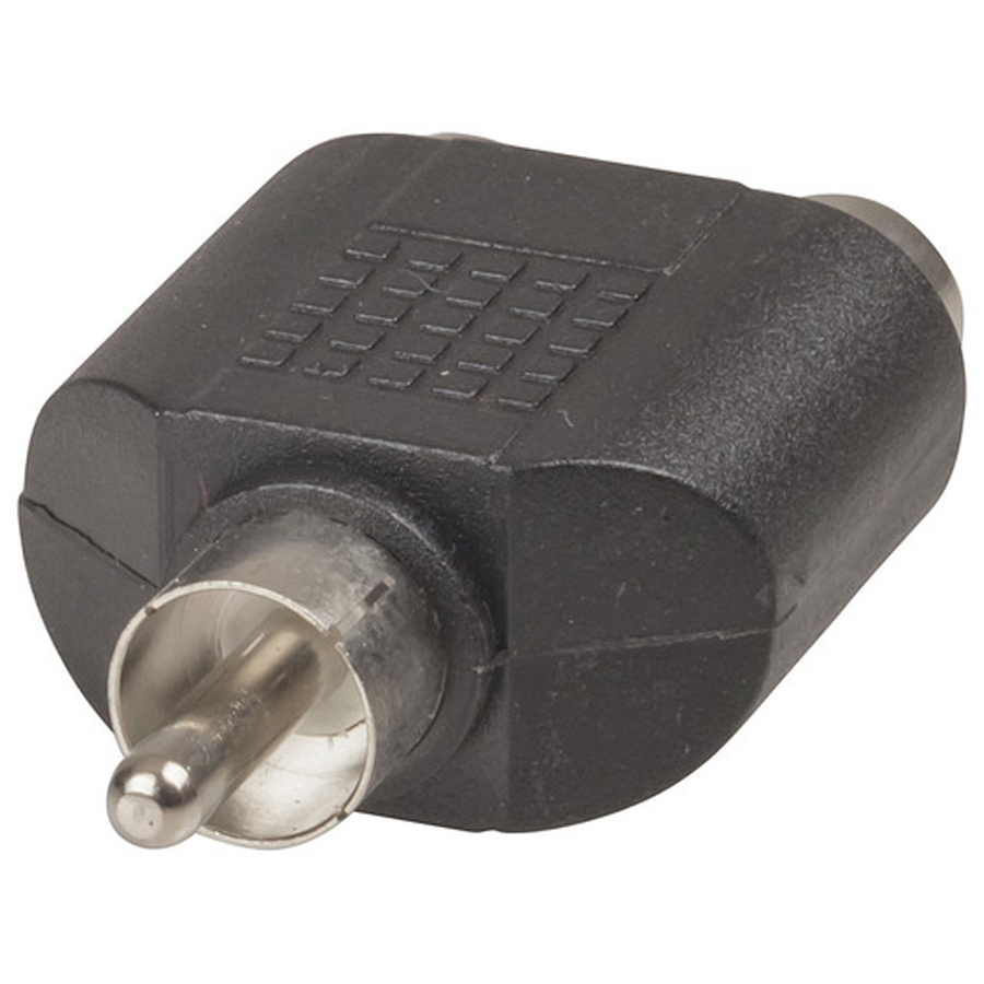 RCA Plug to 2 X RCA Socket 