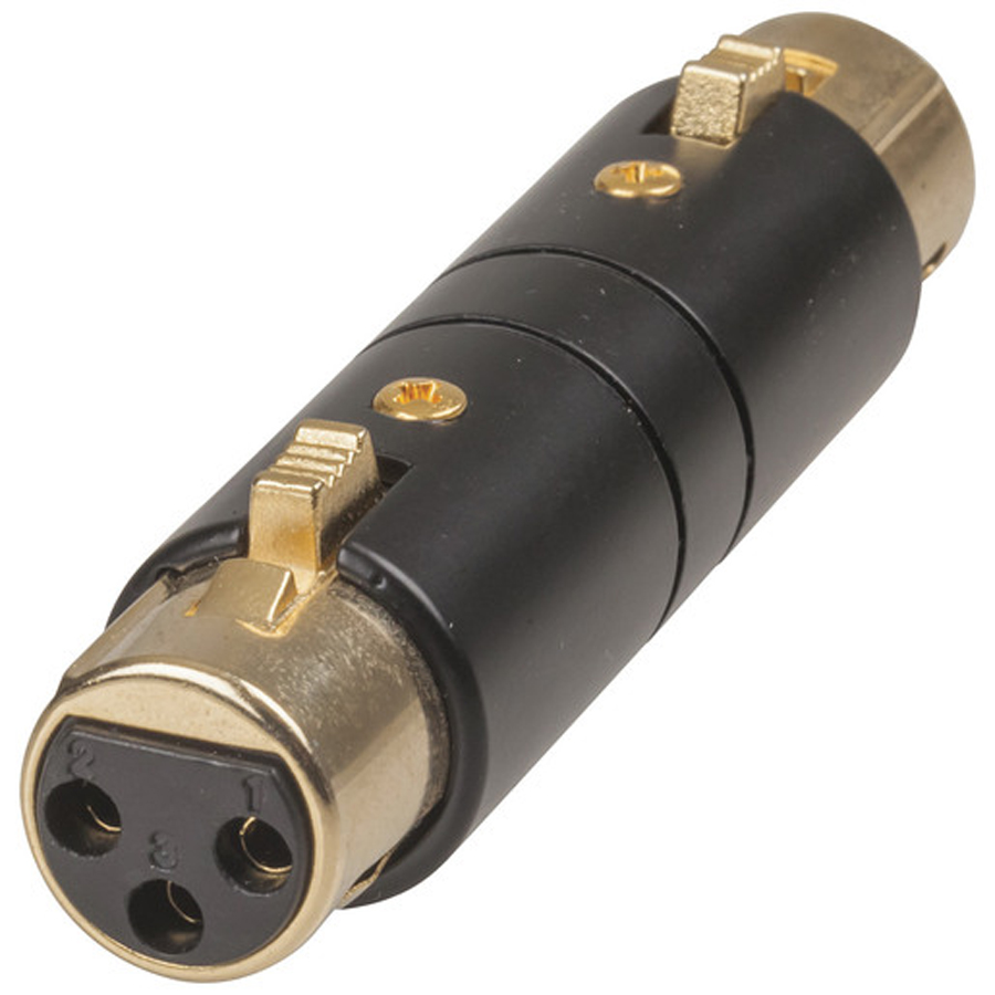 3 Pin FemaleFemale Cannon Type Adaptor 