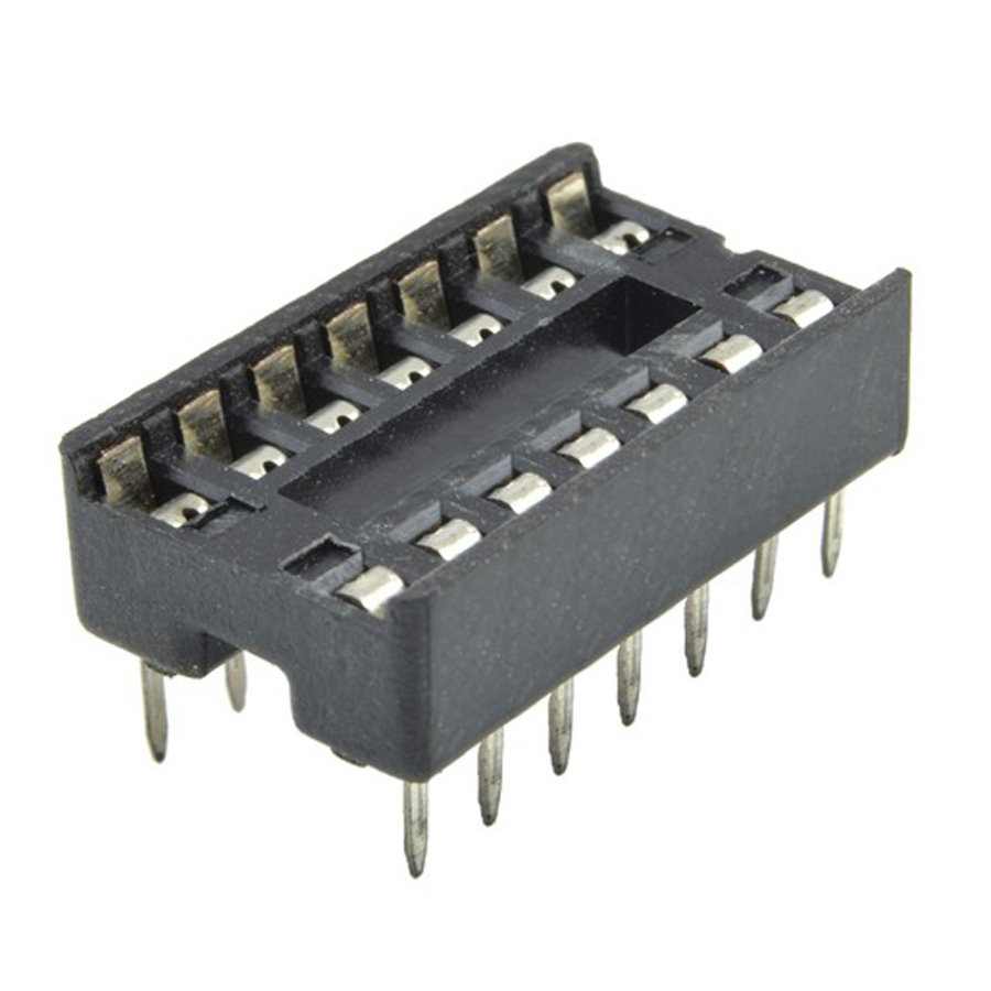 14 Pin Production (Low Cost) IC Socket 