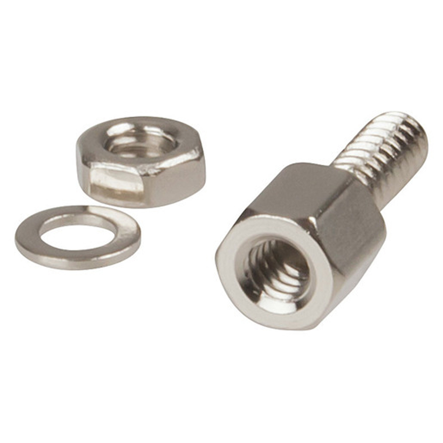 Locking Nuts For Computer D Connectors - Pk.5 pairs 