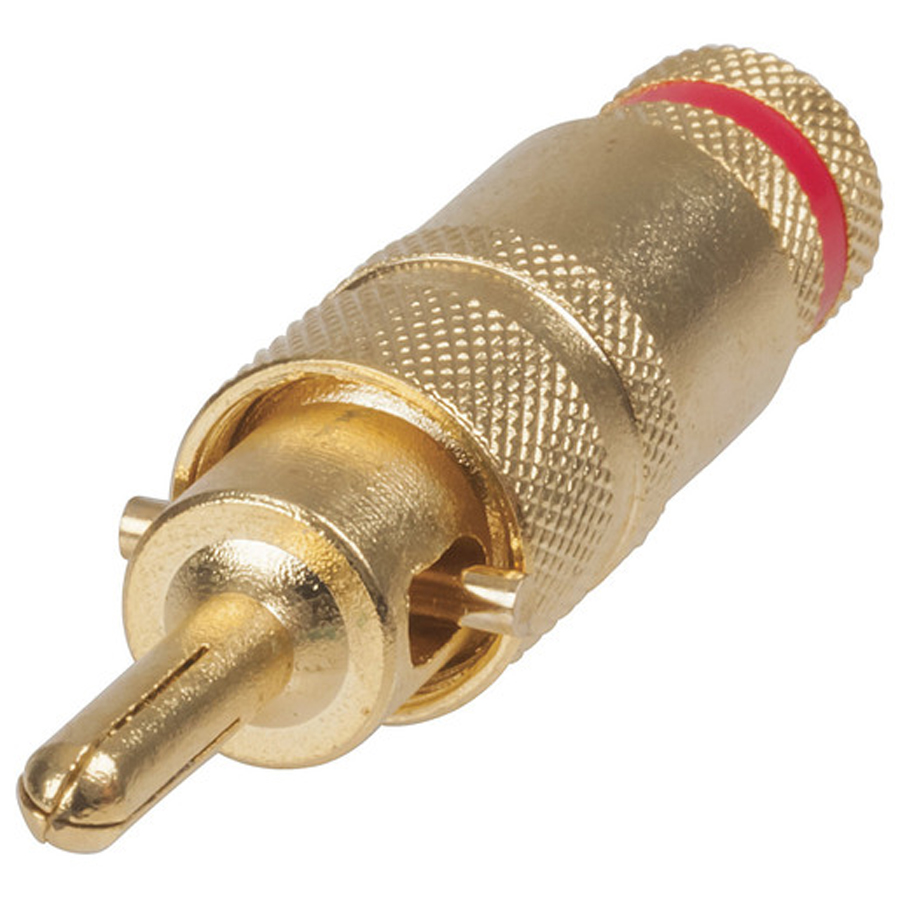 Red Gold LOCKING BANANA Plug 