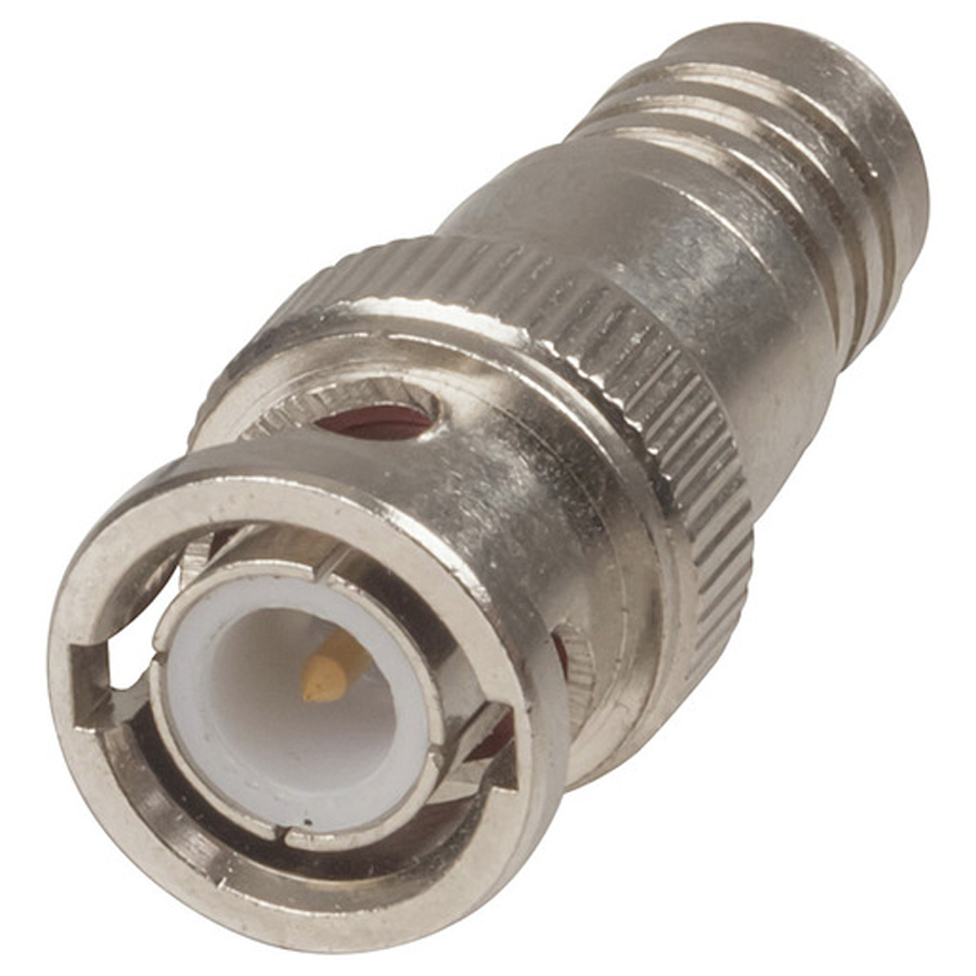 BNC Line Plug with Integral Crimp Ring &amp; Centre Pin 
