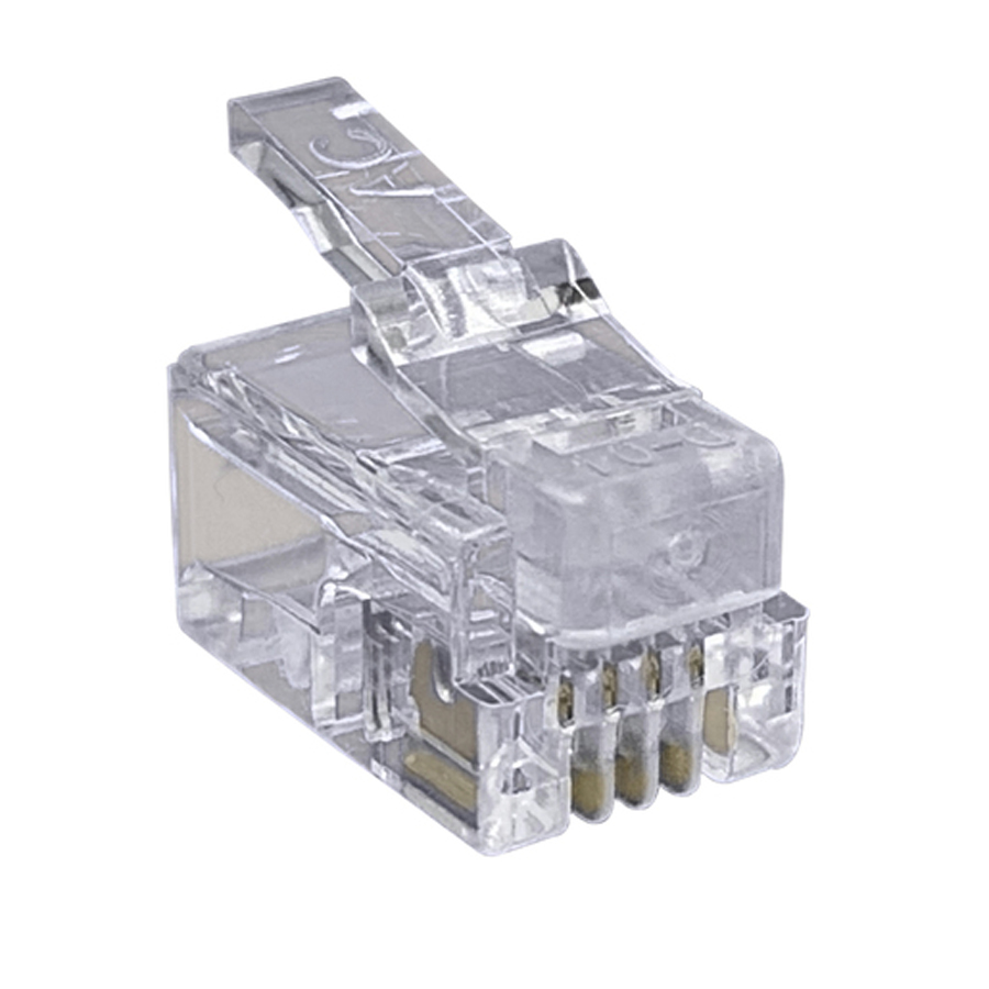 4 Pin US Type Telephone Plugs for Stranded Cable 