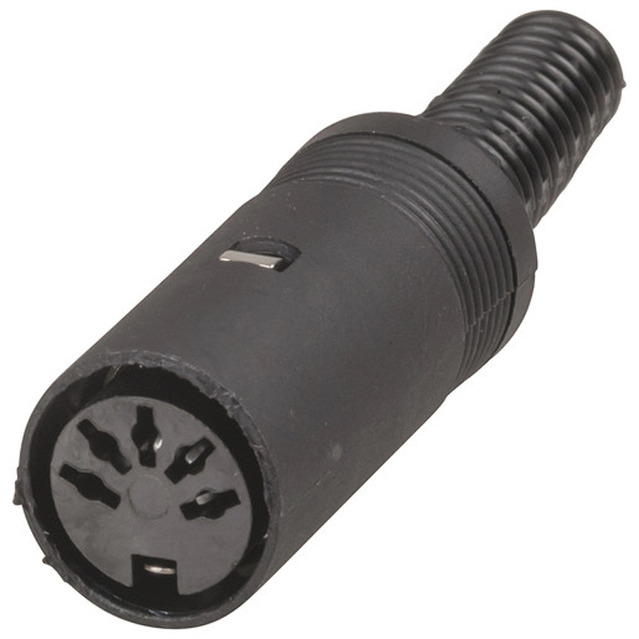 5 Pin DIN Line Socket 