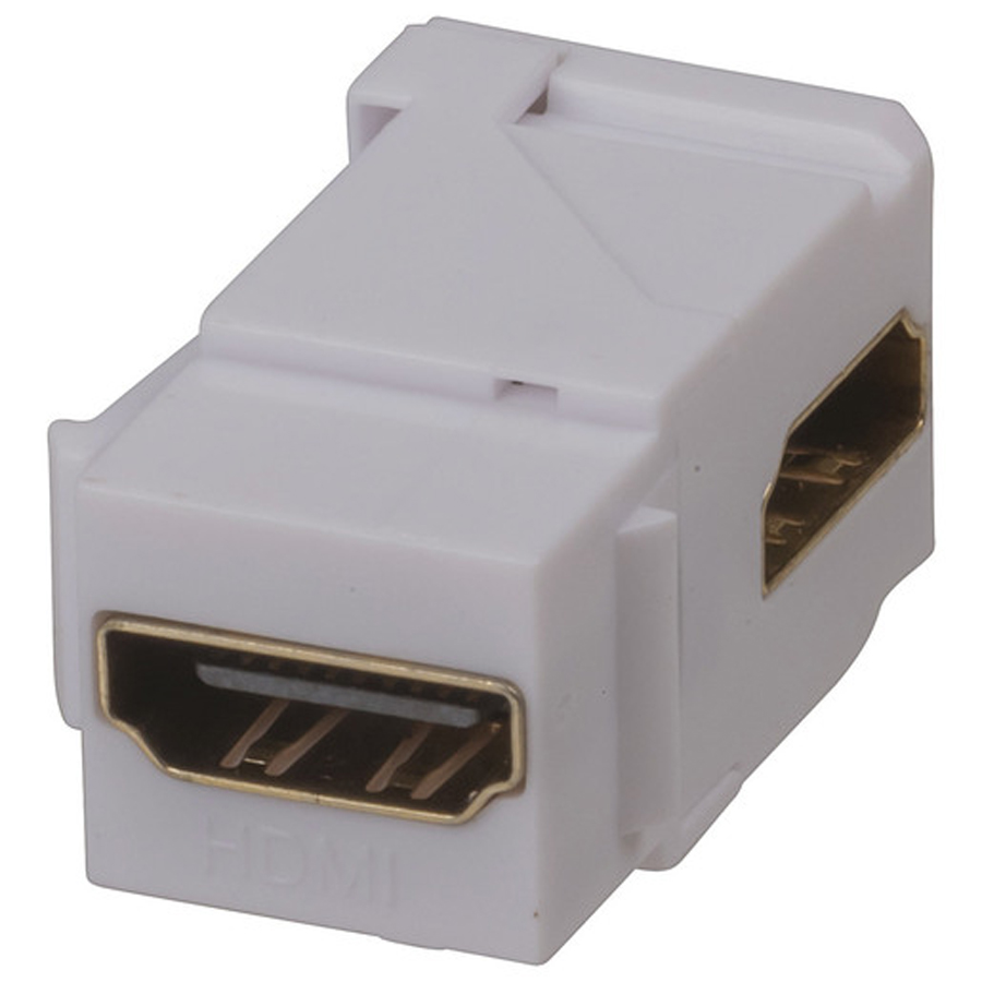 Right Angle HDMI 2.0 Socket Keystone Insert 