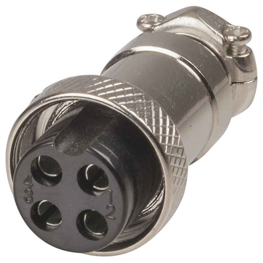 4 Pin Microphone Line Female Connector 
