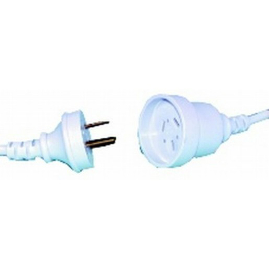 5m White Mains Extension Cable 