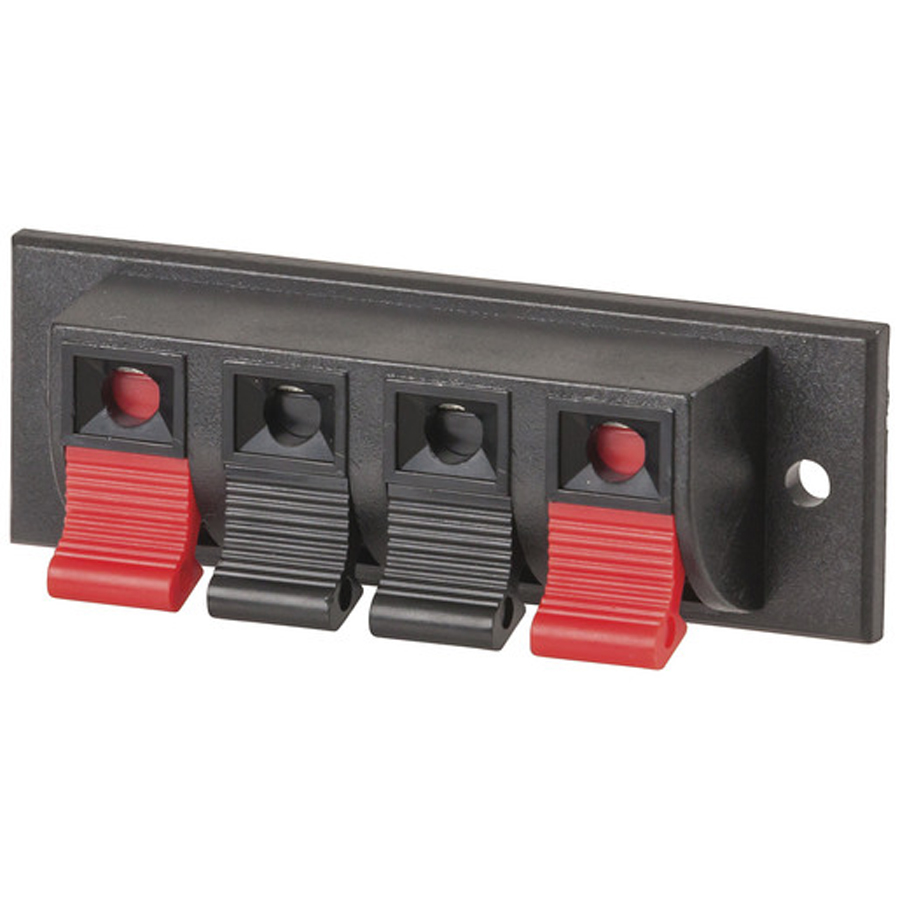 4 Way Push Connection Speaker Terminal 