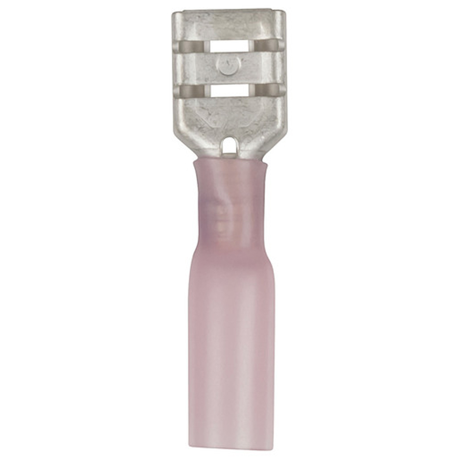 Female Spade - Red - Pkt 8 - Self Sealing Quick Connectors 