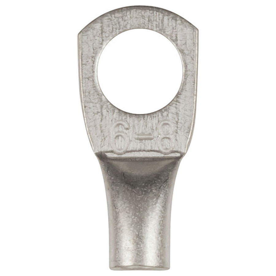 8mm Non-Insulated Eye Terminal 6mm2 - Pk 8 