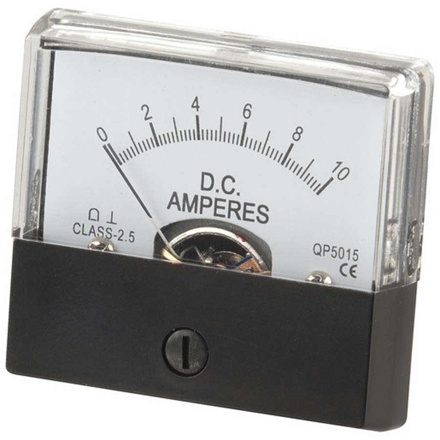 0 - 10A MU45 Panel Meter - Moving Coil Type 