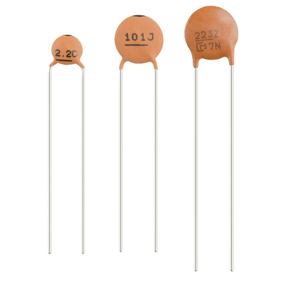10nF 50VDC Ceramic Capacitors - Pack of 2 
