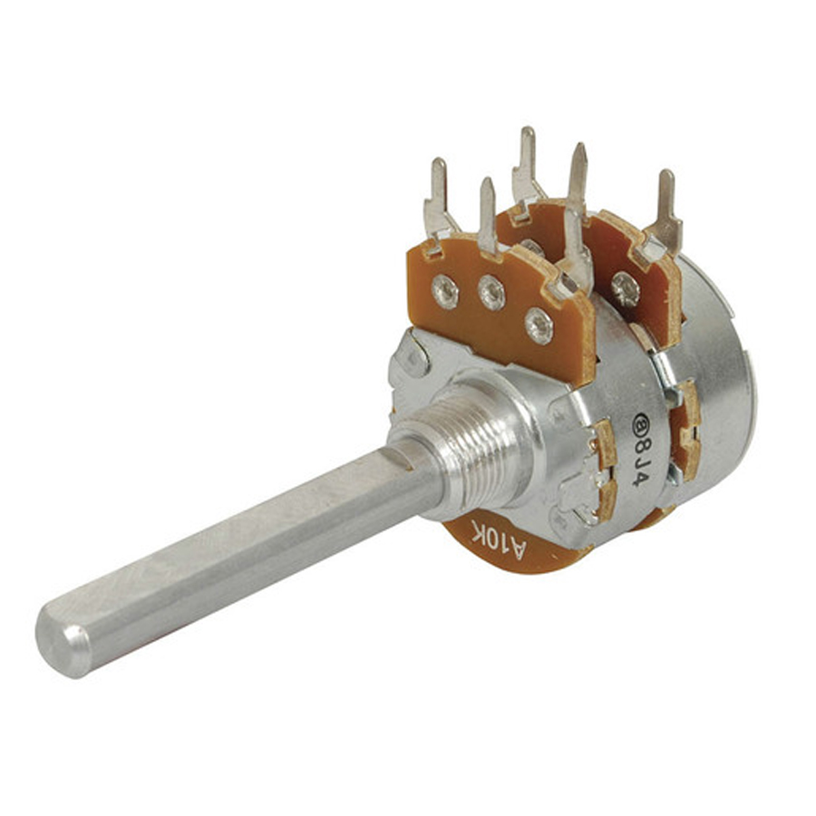50k Ohm Linear (B) Double Gang 24mm Potentiometer 