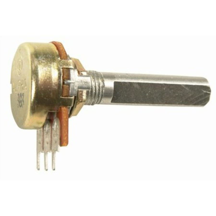 50k Ohm Logarithmic (A) Single Gang 16mm Potentiometer 