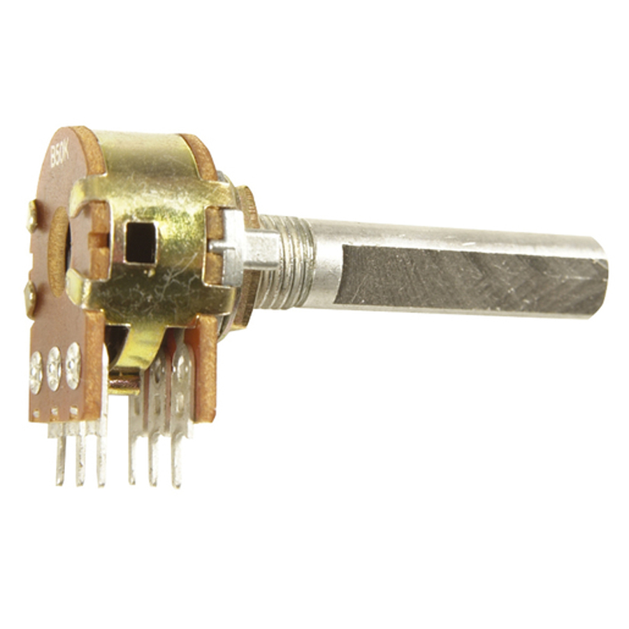 50k Ohm Linear (B) Double Gang 16mm Potentiometer 