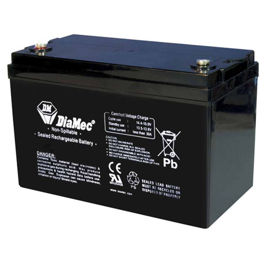 12V 120Ah AGM Deep Cycle Battery in 330mm case 