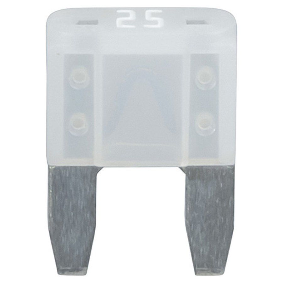 25A Clear Mini Blade Fuse 