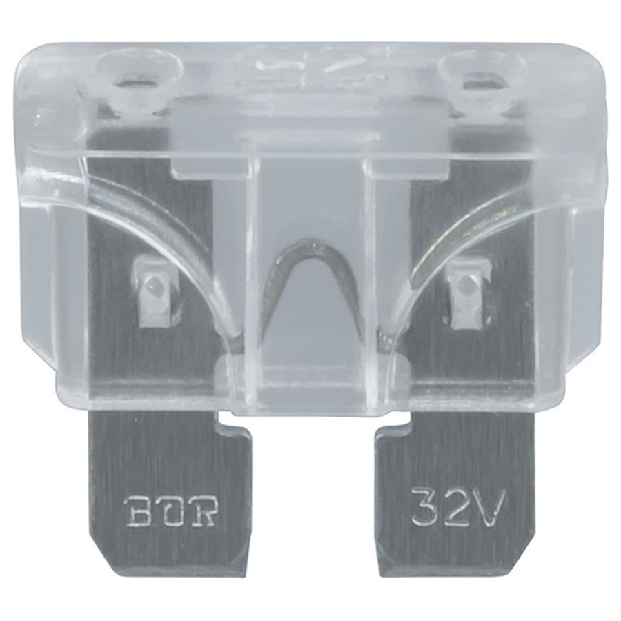 25 Amp Blade Fuse - Clear 