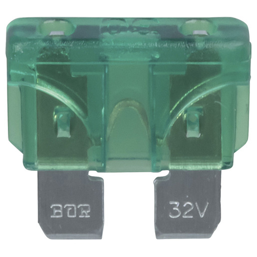 30 Amp Blade Fuse - Green 