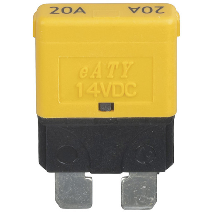 Standard Blade Circuit Breaker 20A - Auto Reset 