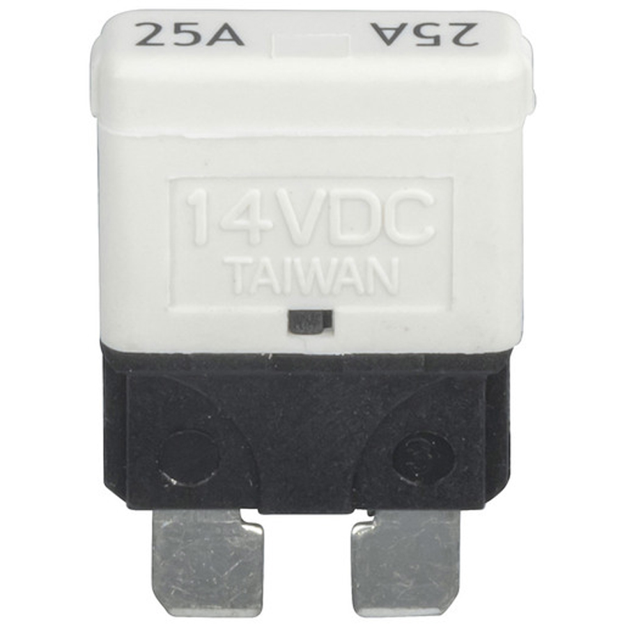 Standard Blade Circuit Breaker 25A - Auto Reset 