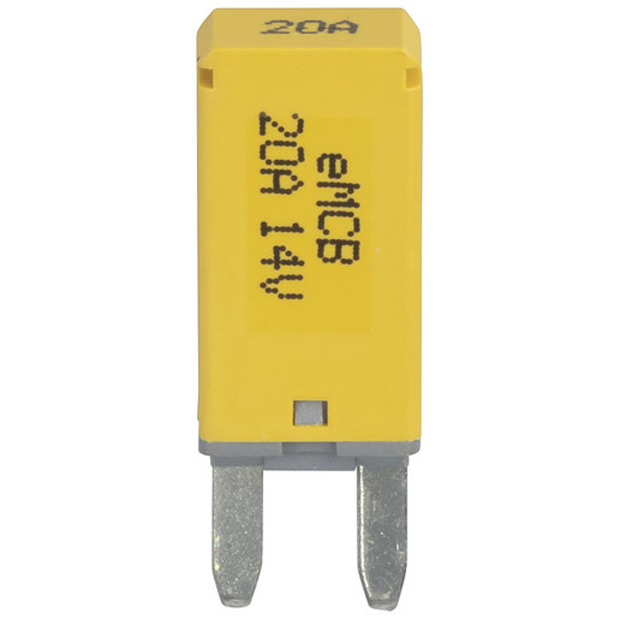 Mini Blade Circuit Breaker 20A - Auto Reset 