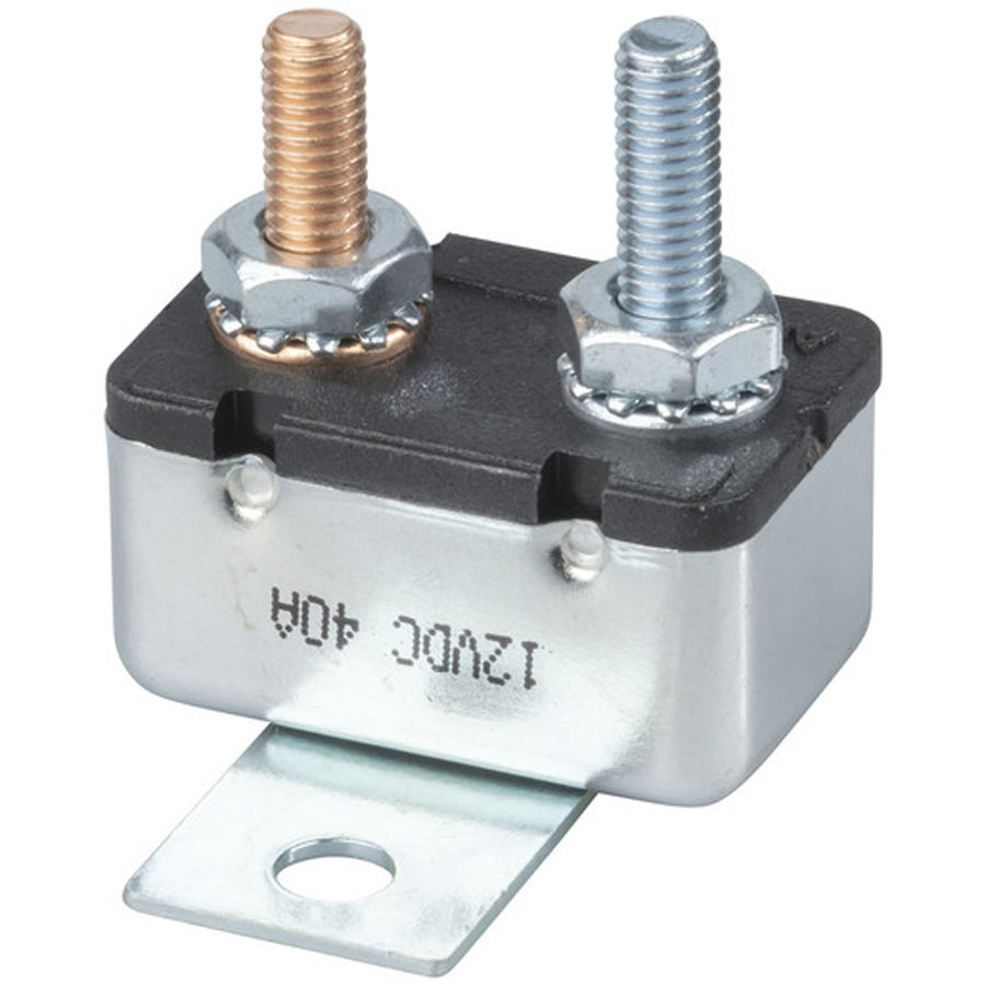 Chassis Mount Autoreset Circuit Breaker 40A 12VDC 