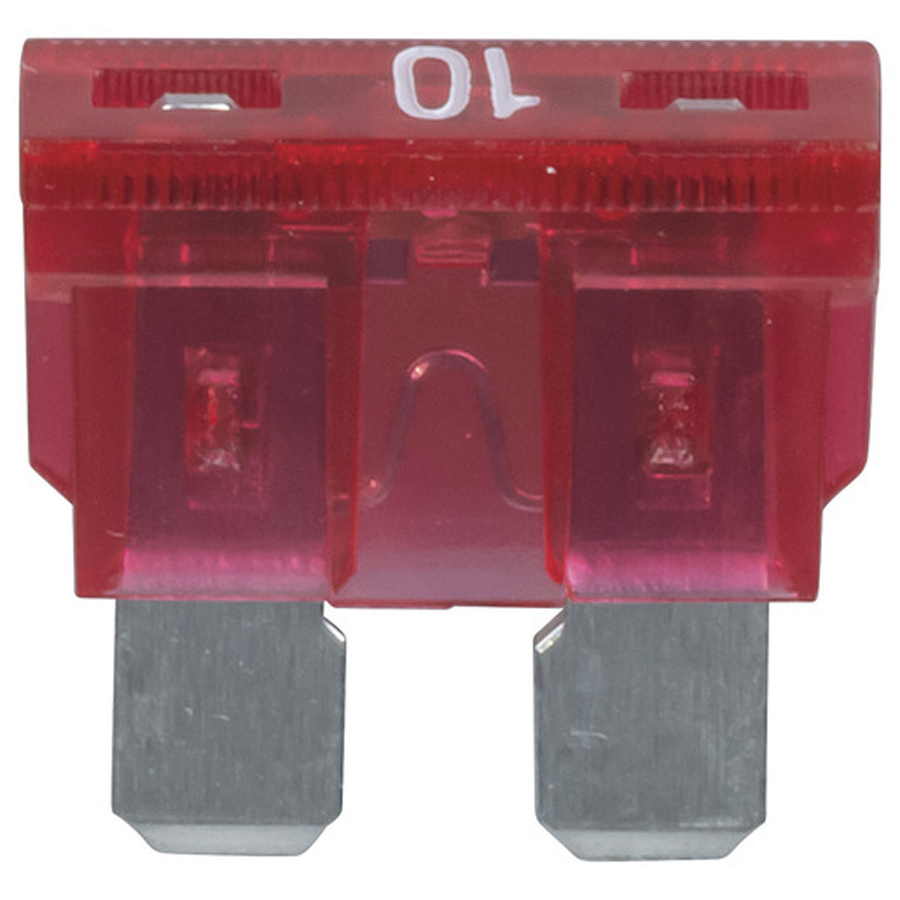 10A Blade Fuse with LED Indicator - Red 
